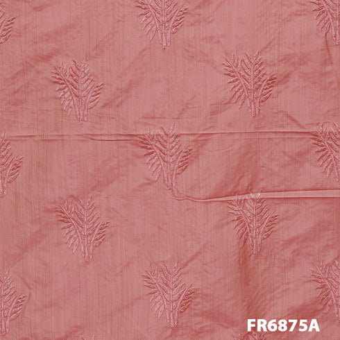 Embroidered Bamboo Silk Fabric-Fr6875